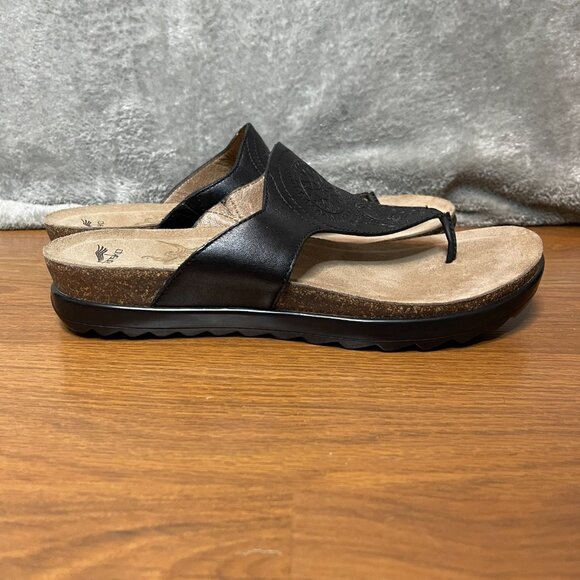 Dansko Women Priya Boho Slip On Thing Flip Flop Heel Sandal Leather Comfort 10 - Picture 5 of 11